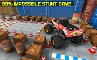 Monster Truck Parking: Hard Car Parking Simulator Screen Shot 2