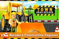 Real Road Construction Simulator - Jogos de escava Screen Shot 0