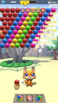 Hero Fox - Bubble Shooter Screen Shot 1