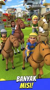 Cartoon Horse Riding Game Screen Shot 6