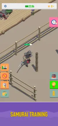 Idle Samurai 3d: gioco ninja Screen Shot 5