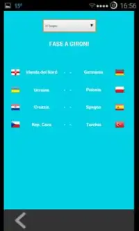 Euro 2016 calendario Screen Shot 3