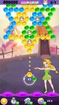 Bubble Fairy pop Match Screen Shot 1