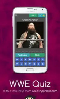 WWE Quiz Screen Shot 2
