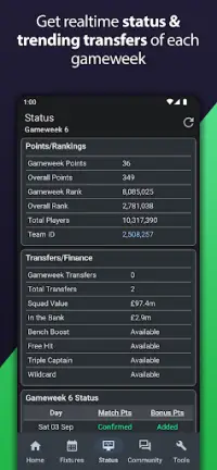 Fantasy Football Manager (FPL) Screen Shot 5