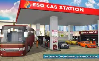Gas Station Bus Parking Games Screen Shot 13