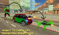 Cat Robot Car Battle:Transformation Robots War 3D Screen Shot 3
