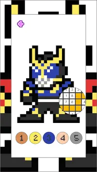 Kamen Rider Ex Aid Pixel Art Screen Shot 2
