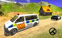Police Van Driving Game Screen Shot 0