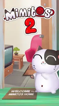 Mi Gato Mimitos 2 – Mascota Virtual con Minijuegos Screen Shot 0