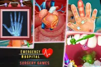 Игры с врачами скорой помощи в хирургии открытого Screen Shot 7