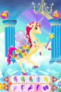 Unicorn Pony Dress Up - Girls Games Screen Shot 2