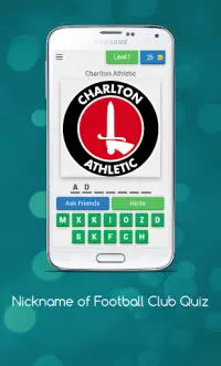 Nickname of Football Clubs Quiz Screen Shot 0