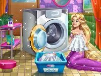 女の子のためのママの洗濯デイケアゲーム Screen Shot 3