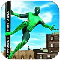 Flying Spider Rope Hero - Crime City Rescue Game