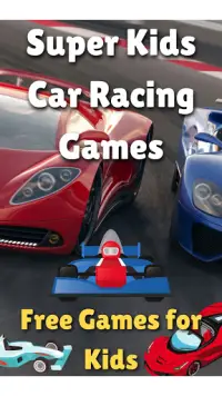 Super Kids Car Racing Games Screen Shot 0