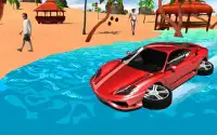 Crazy Prado Water Surfer Car Driving Games 2017 Screen Shot 1