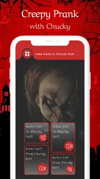 Chucky Doll Game - Fake Call Screen Shot 1