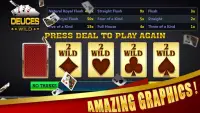 Deuces Wild - Video Poker Screen Shot 1