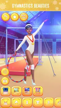 Gymnastic Dress Up Permainan Screen Shot 5