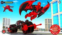 Flying Bat Robot Bike Game Screen Shot 5