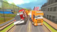 รถบรรทุกบรรทุกสินค้าขนาดใหญ่ City Driver Simulator Screen Shot 11