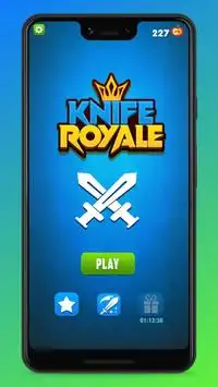 Knife Throw Royale 2: Knife throw game Challenge Screen Shot 0