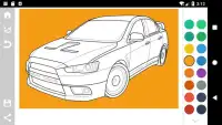 Japanese Cars Coloring Book Screen Shot 7