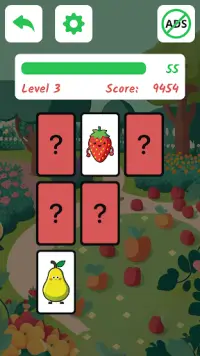 Kids Memory Game: Fruits Screen Shot 10