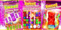 Sweet Gummy Bear - Gratis Match 3-spel Screen Shot 7