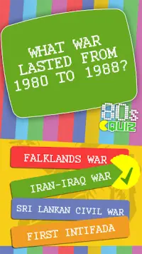 80s Trivia Quiz Game - 1980s Quiz Screen Shot 5