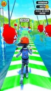 Kids Fun Race 3d - Kids Running Race Game Screen Shot 0