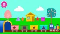 Preschool Shape Matching Game Color & Size Sorting Screen Shot 3