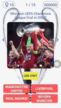 2020 UEFA CHAMPIONS LEAGUE QUIZ Screen Shot 0