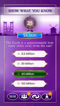 Millionaire Trivia : Game Quiz Screen Shot 0