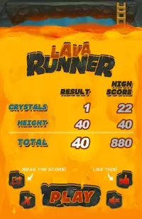 Lava Runner Screen Shot 2