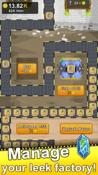 Leek Factory Tycoon: Idle Game Screen Shot 0