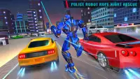 Police Dog Robot Car Games Screen Shot 5