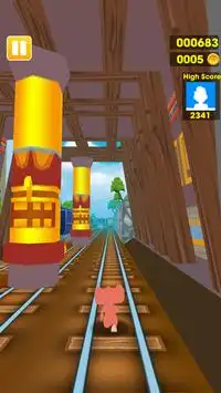 Subway Dash: Jerry Escape Screen Shot 1