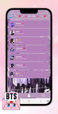 BTS Messenger : Chat Simulator Screen Shot 2