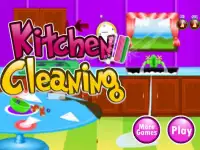Kitchen cleaning games Screen Shot 0