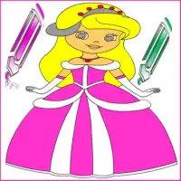 princess coloring 10 page Screen Shot 0