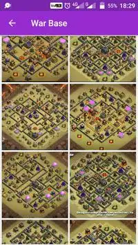 COC Base Map for TH9 Screen Shot 4