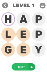 Happy Word Search Game - A Free Word Find App Screen Shot 0