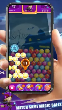 WITCHBALL – MAGIC WITCH BUBBLE POP MATCH 3 PUZZLE Screen Shot 0