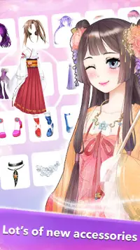 Anime jogo de vestir meninas Screen Shot 5