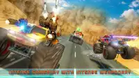 وحش شاحنة نقل طريق هياج: اطلاق الرصاص ألعاب Screen Shot 0