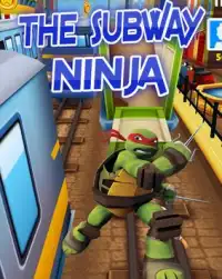 the Subway Ninja Turtle adventure run and jump Screen Shot 1