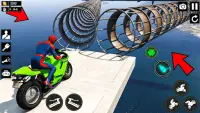 Superhero Tricky Bike Stunt 3D Screen Shot 5