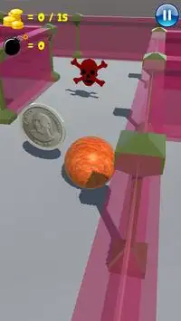 Maze 3D - Fire Ball Screen Shot 3